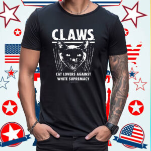 Claws Cat Lovers Against White Supremacy Shirt