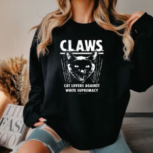 Claws Cat Lovers Against White Supremacy Shirt