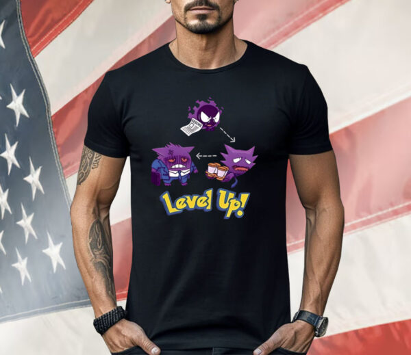 Gengar Pokemon Level Up Shirt