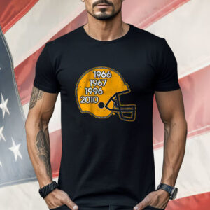 Green Bay Football Glory Years Helmet Shirt