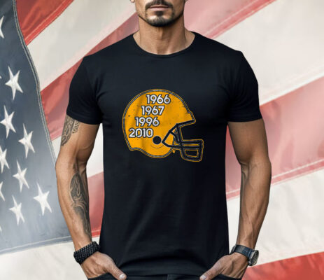 Green Bay Football Glory Years Helmet Shirt