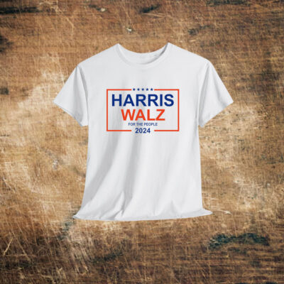 Harris Tim Walz 24 For The People T-Shirt President Kamala Harris