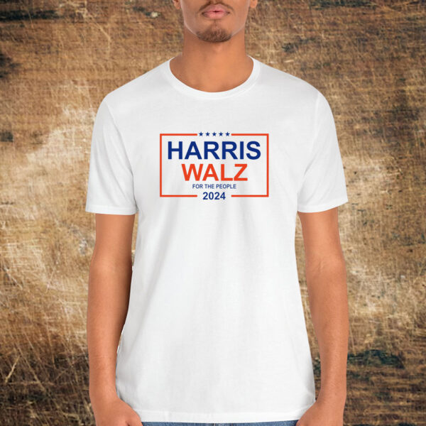 Harris Tim Walz 24 For The People T-Shirt President Kamala Harris