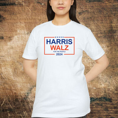 Harris Tim Walz 24 For The People T-Shirt President Kamala Harris