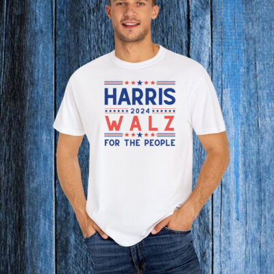 Harris Walz 2024 T-Shirt For The People Vote Harris Walz