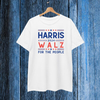 Harris Walz 2024 T-Shirt For The People Vote Harris Walz