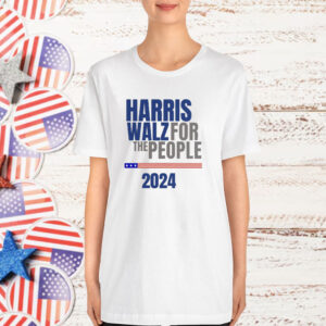 Harris Walz For The People 2024 Tee Shirt