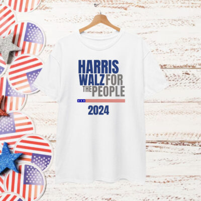 Harris Walz For The People 2024 Tee Shirt