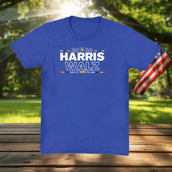 Harris Walz Let’s Win This 2024 T-Shirt