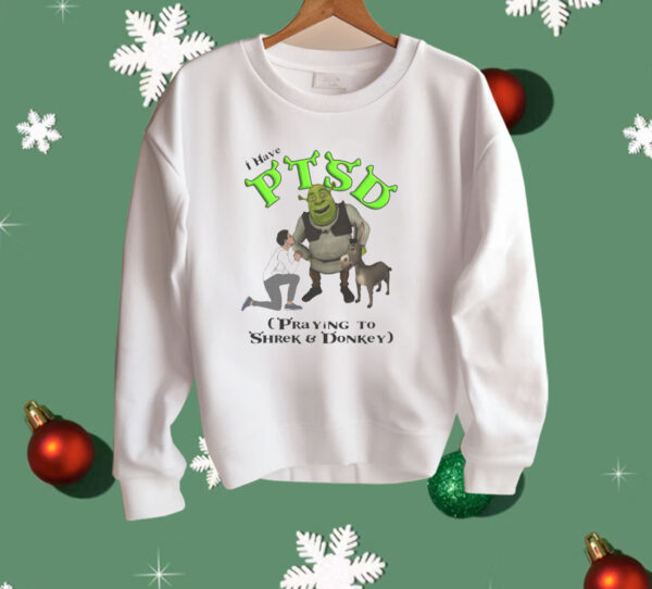 I Have PTSD Praying To Shrek And Donkey Shirt