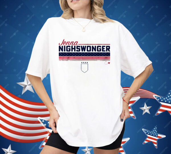 Jenna Nighswonger Stripe USWNTPA Shirt