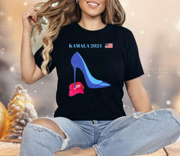 Kamala Harris For President 2024 High Heel Crushed MAGA Shirt