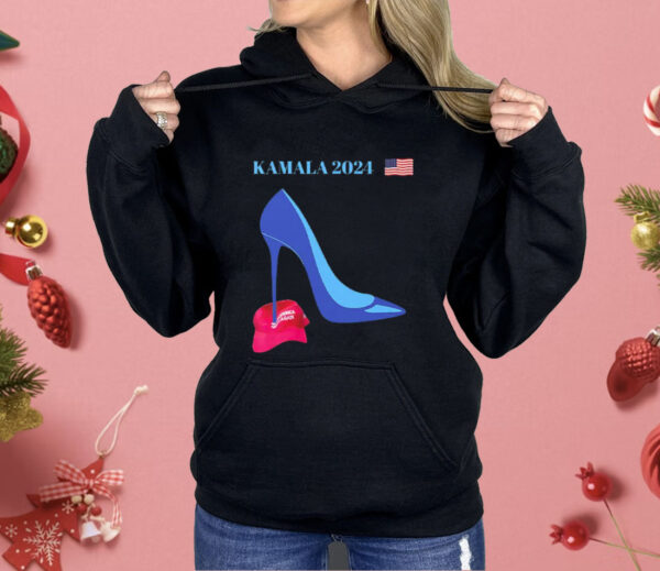 Kamala Harris For President 2024 High Heel Crushed MAGA Shirt