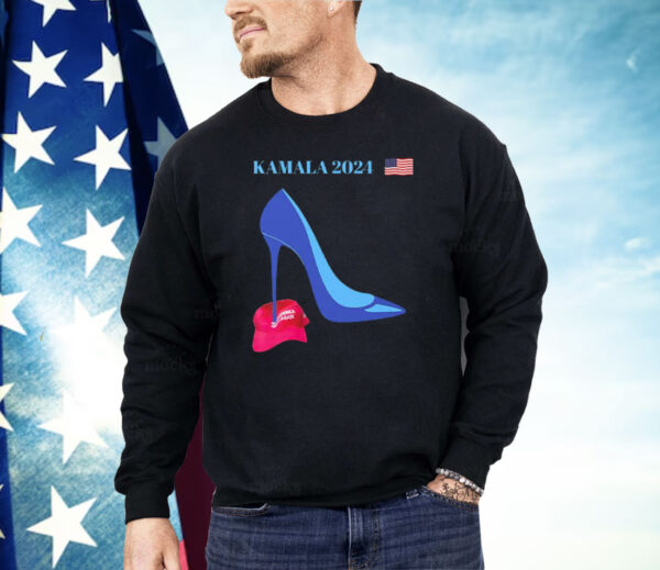 Kamala Harris For President 2024 High Heel Crushed MAGA Shirt