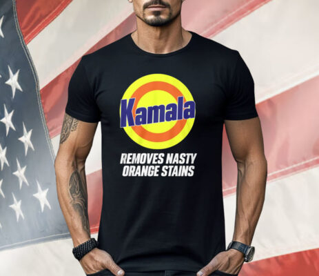 Kamala Removes Nasty Orange Stains Shirt