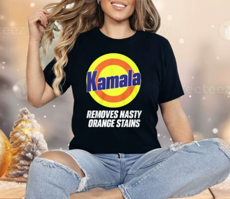 Kamala Removes Nasty Orange Stains Shirt