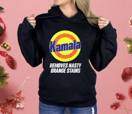 Kamala Removes Nasty Orange Stains Shirt