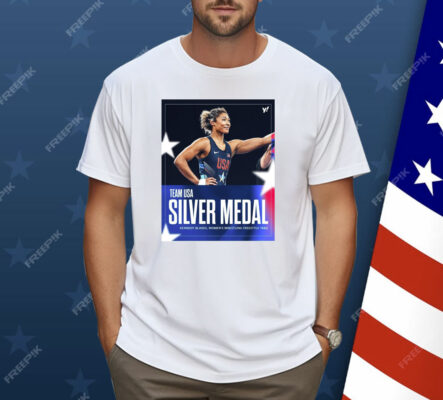 Kennedy Blades Team USA Silver Medal Women’s Wrestling Freestyle 76kg Olympic Paris 2024 Shirt