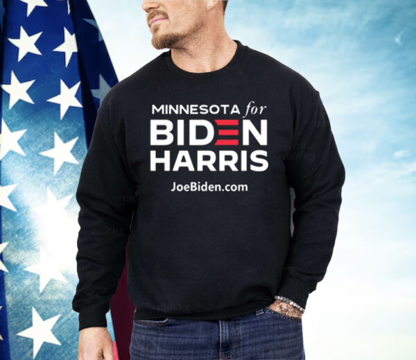 Lucas Sanders Minnesota For Biden Harris Joebiden.Com Shirt