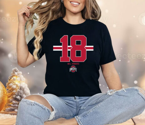 Ohio State Football Will Howard 18 Shirt