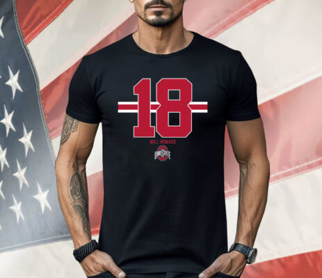 Ohio State Football Will Howard 18 Shirt