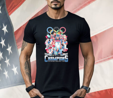 Olympic Champions USA National Basketball Team Paris 2024 Winner Shirt