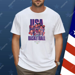 Olympic Paris 2024 Team USA Men’s Basketball Champions Shirt