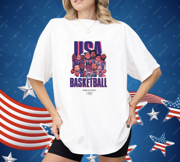 Olympic Paris 2024 Team USA Men’s Basketball Champions Shirt