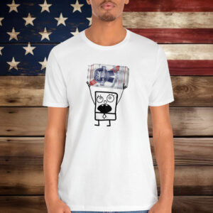 Pabst Blue Ribbon Doodlebob Shirt