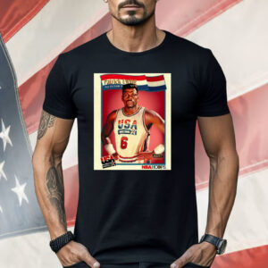 Patrick Ewing 1992 USA Basketball Dream Team Poster Painting Shirt