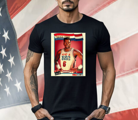 Patrick Ewing 1992 USA Basketball Dream Team Poster Painting Shirt