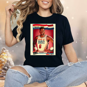 Patrick Ewing 1992 USA Basketball Dream Team Poster Painting Shirt