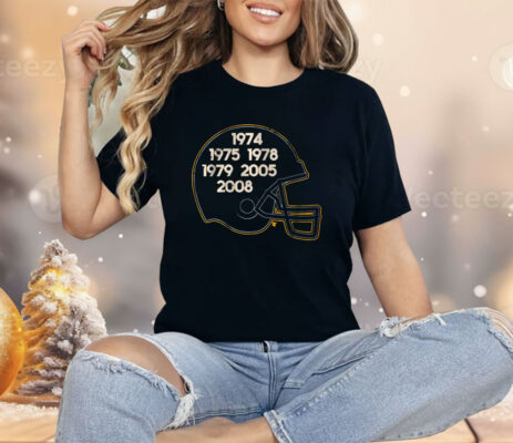 Pittsburgh Football Glory Years Helmet Shirt