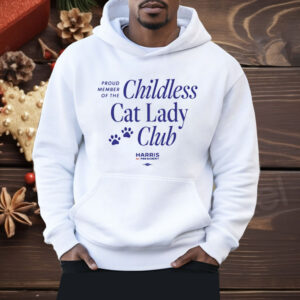 Proud Member Of The Childless Cat Lady Club Shirt