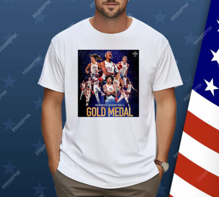 Team USA Gold Medal Women’s Basketball Olympic Paris 2024 Poster Shirt