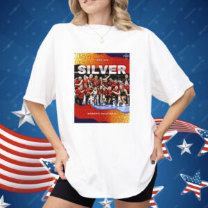 Team USA Silver Medal Women’s Volleyball Olympic Paris 2024 Poster Shirt