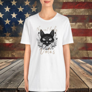 This Cat Lady Votes Crazy Kitty Ladies Shirt