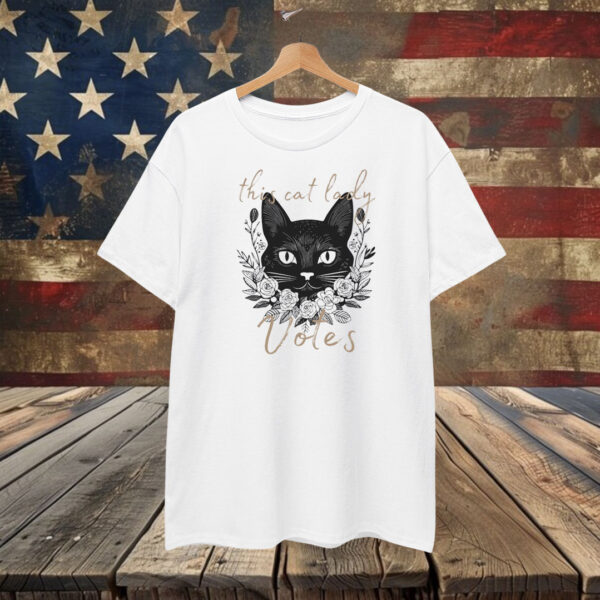 This Cat Lady Votes Crazy Kitty Ladies Shirt