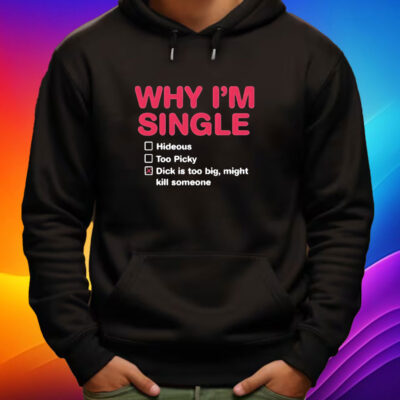 Why I’m Single Hideous Too Picky Dick Is Too Big Might Kill Someone Shirt