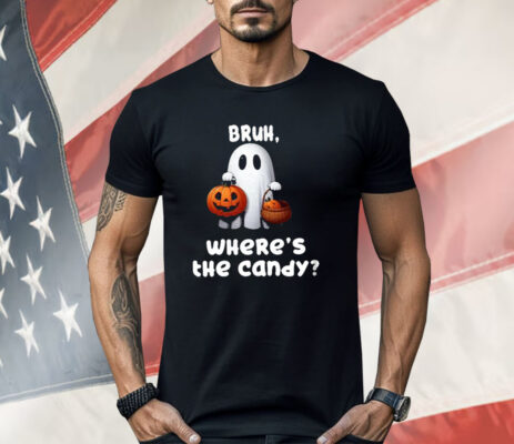 Women’s Halloween Bush Ghost Where The Candy Shirt