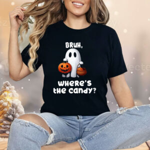 Women’s Halloween Bush Ghost Where The Candy Shirt