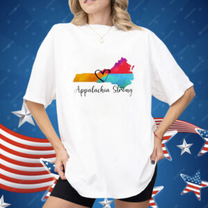 Appalachia Strong Hurricane Helene Print Shirt