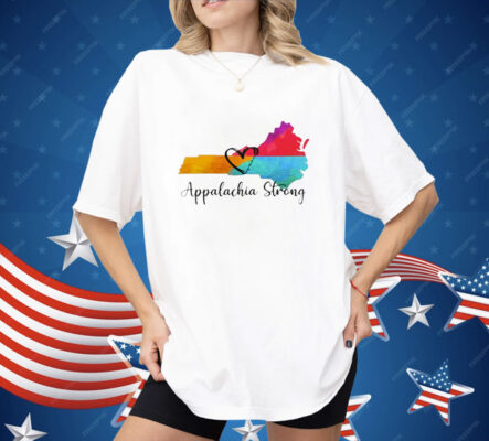 Appalachia Strong Hurricane Helene Print Shirt