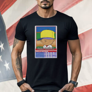 Backyard Baseball Pablo Sanchez Baseball Card Shirt