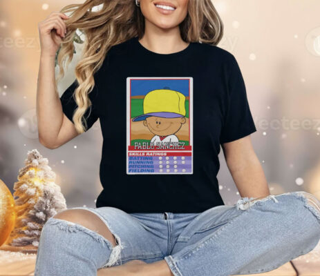 Backyard Baseball Pablo Sanchez Baseball Card Shirt