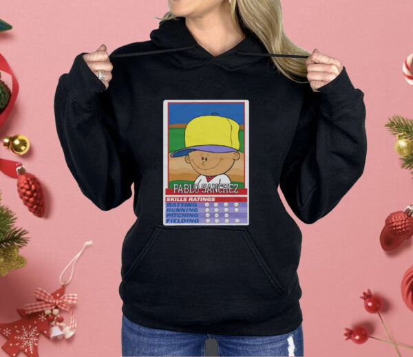 Backyard Baseball Pablo Sanchez Baseball Card Shirt