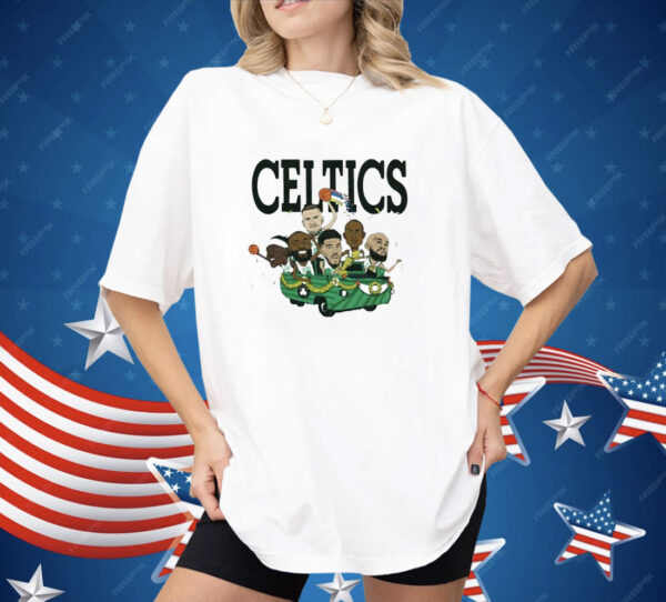 Boston Celtics Six Pack 2024 Caricature Shirt