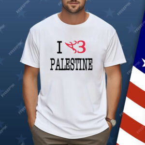 Boume Sama wearing I A3 Palestine Shirt