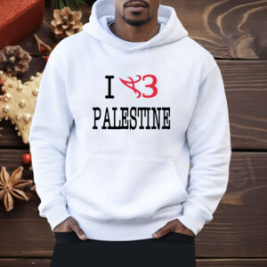 Boume Sama wearing I A3 Palestine Shirt