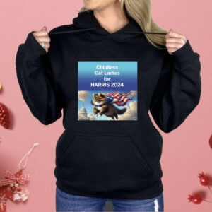 Childless Cat Lady Ladies Boyfriend Shirt